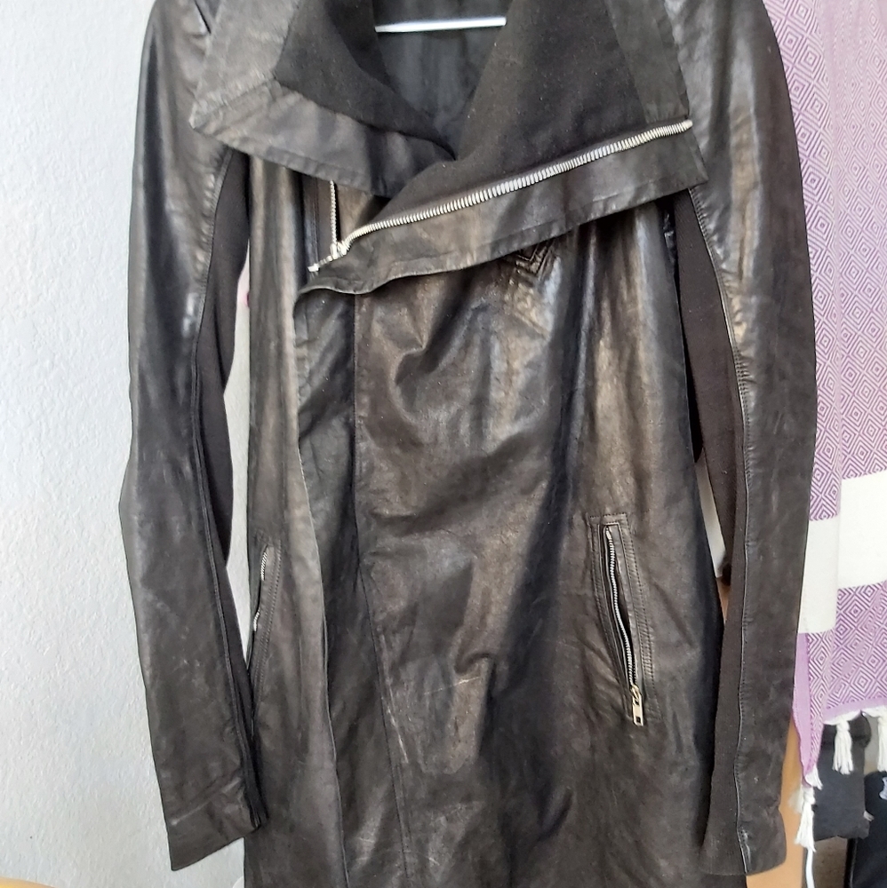 Rick Owen's Leather jacket Small